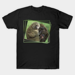 Baboon-Family - Primates - Monkeys in Africa T-Shirt